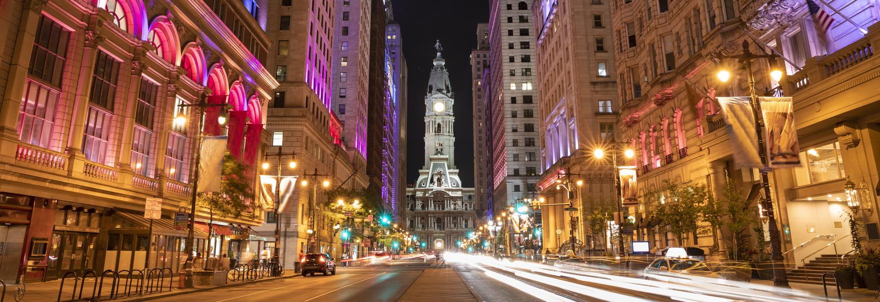 City Hall, Philadelphia at night